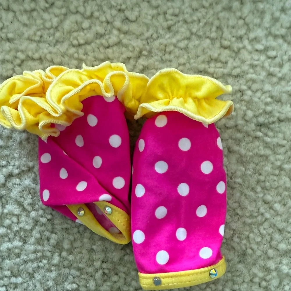 Pink and Yellow Polka Dot Kids Costume